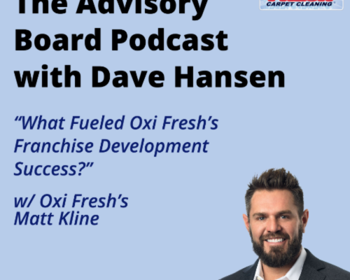 This graphic features a photo of Matt Kline, along with the title of the podcast and episode on which he recently appeared.